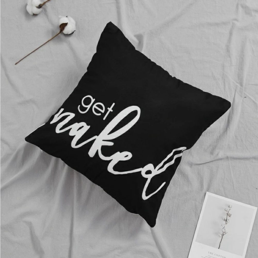 SHEIN Get Naked Pillow Case